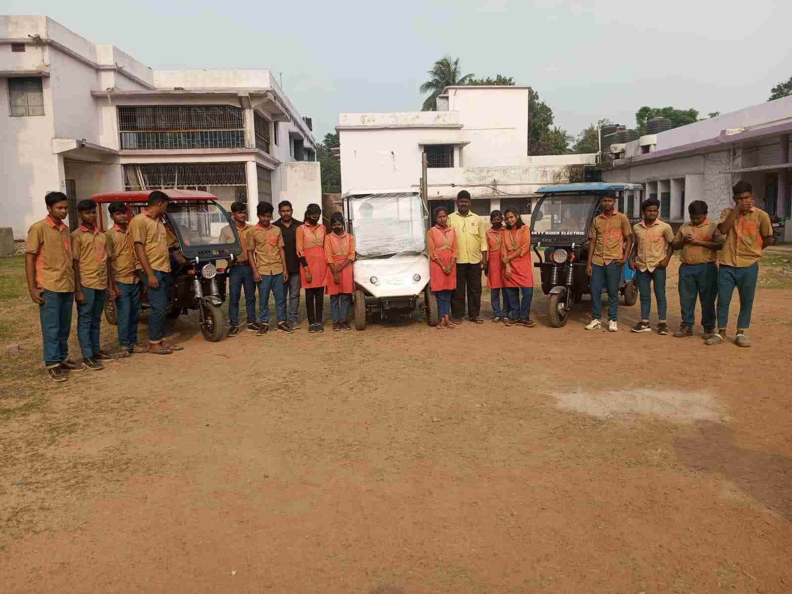 Madhusudan ITI, Choudwar EV lab installation — Odisha