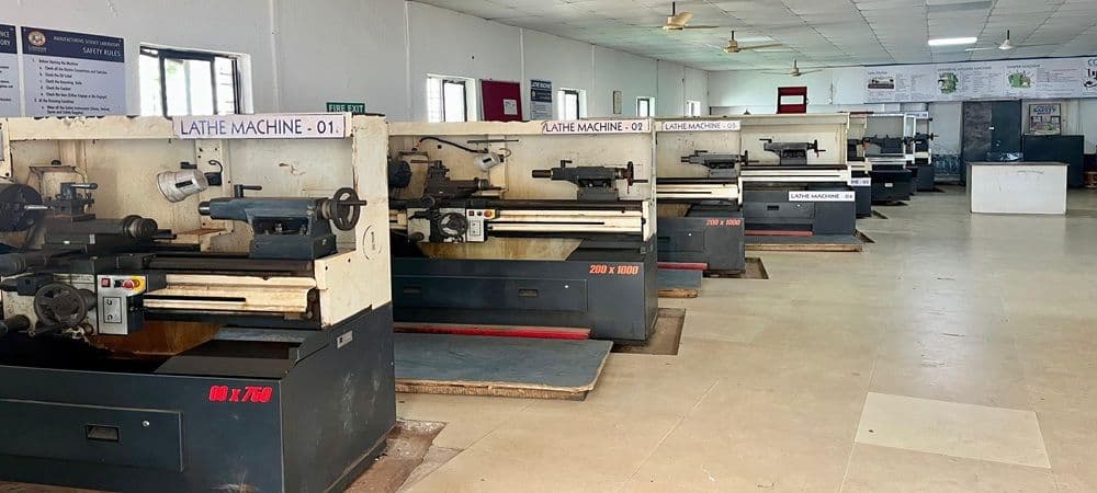 NEC Autonomous College EV lab installation — Andhra Pradesh