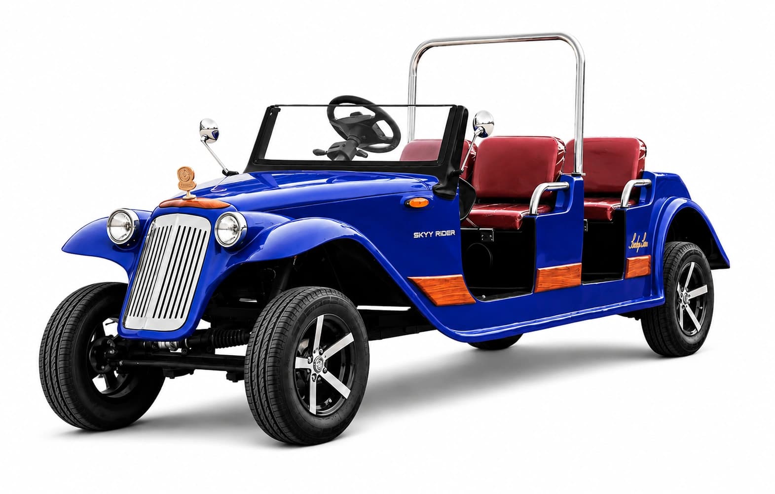 Skyy Rider Vintage 4 Seater electric golf cart