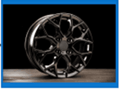 Steel cut alloy rims