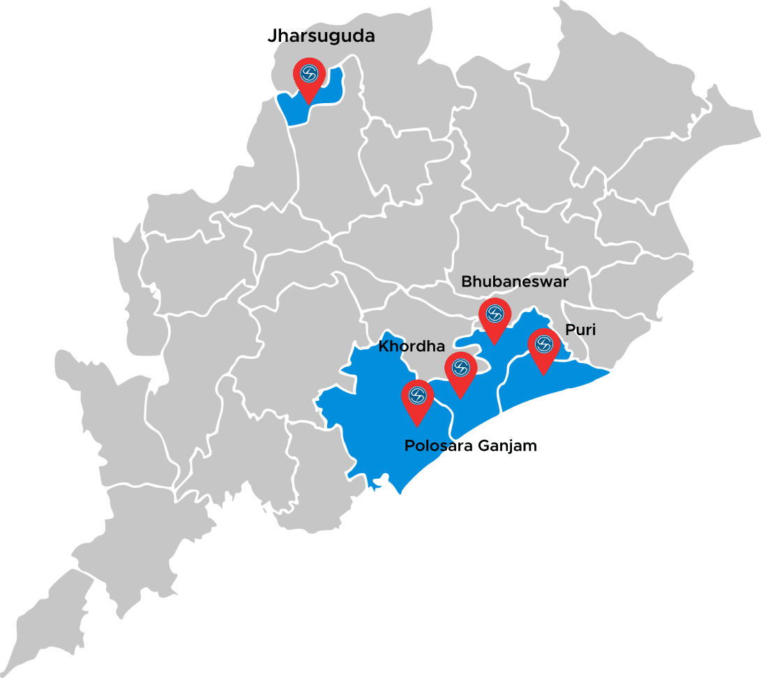 Skyy Rider Electric dealership network map
