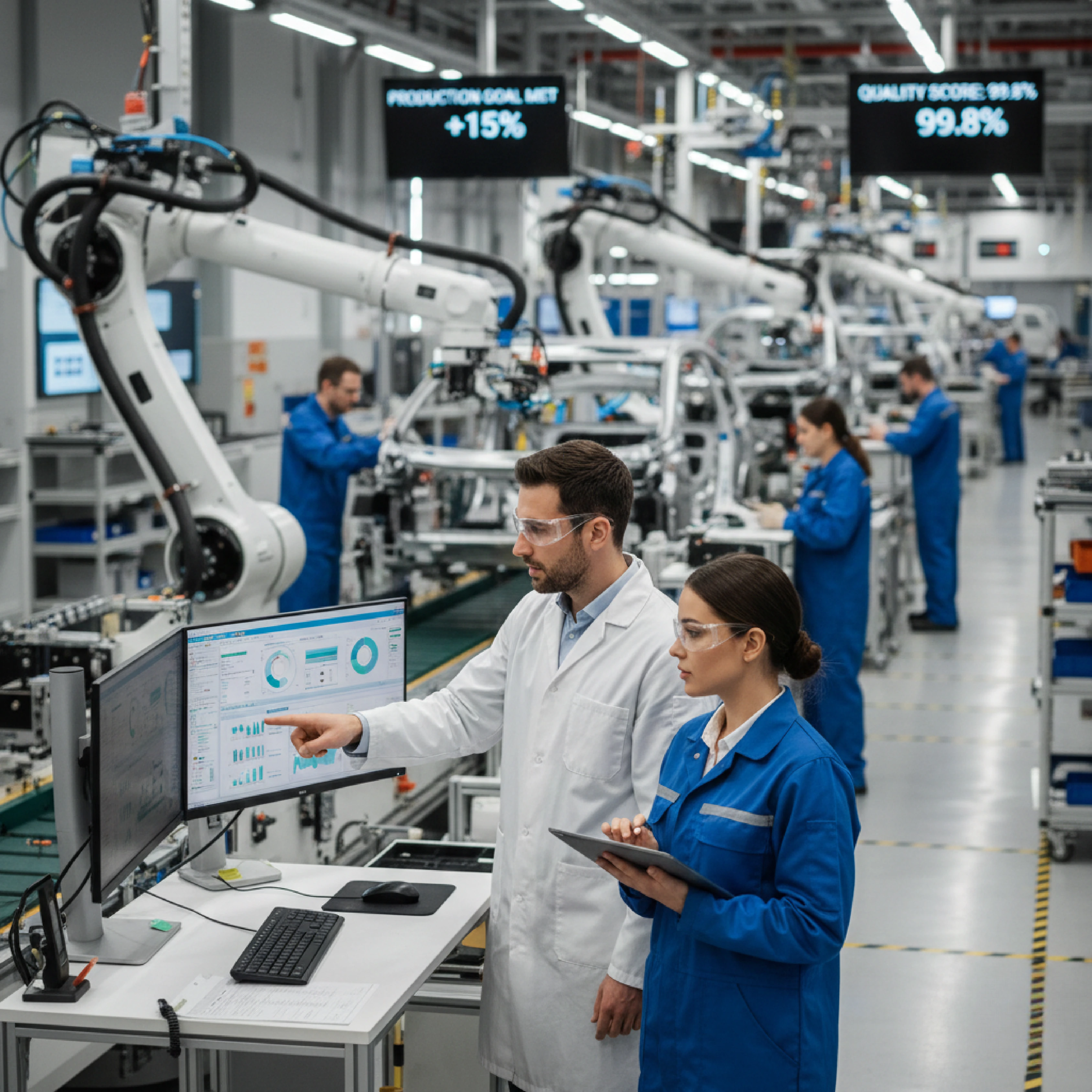 Skyy Rider Electric team recognising high performance on the factory floor