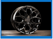 Steel cut alloy rims