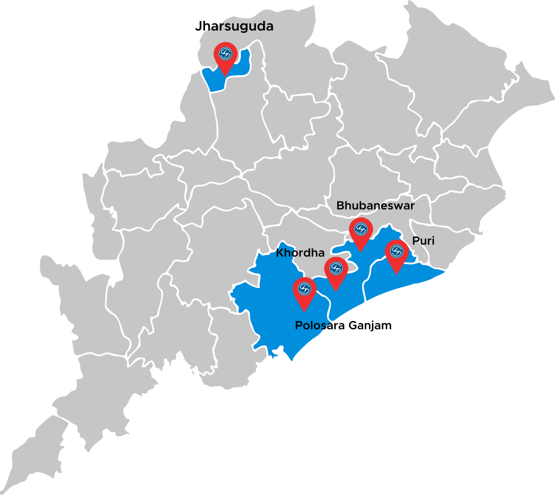 Skyy Rider Electric dealership network map